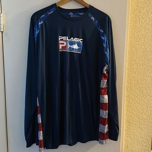 Men’s Pelagic vaportek fishing shirt